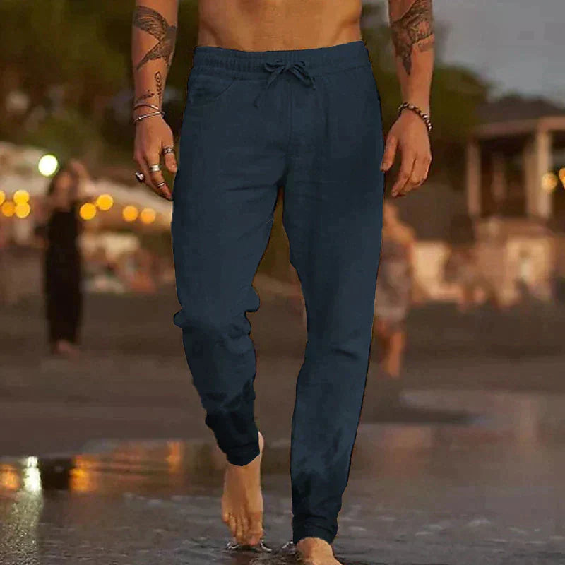 LINEN BEACH PANTS