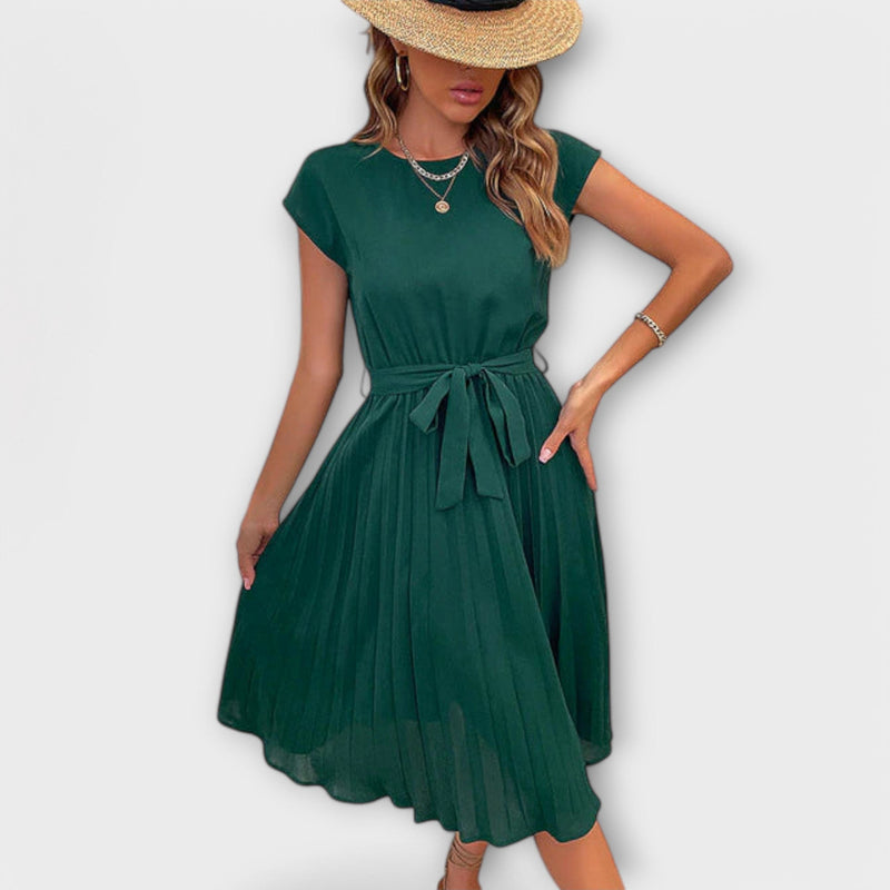 Claire | Casual Pleated Dress