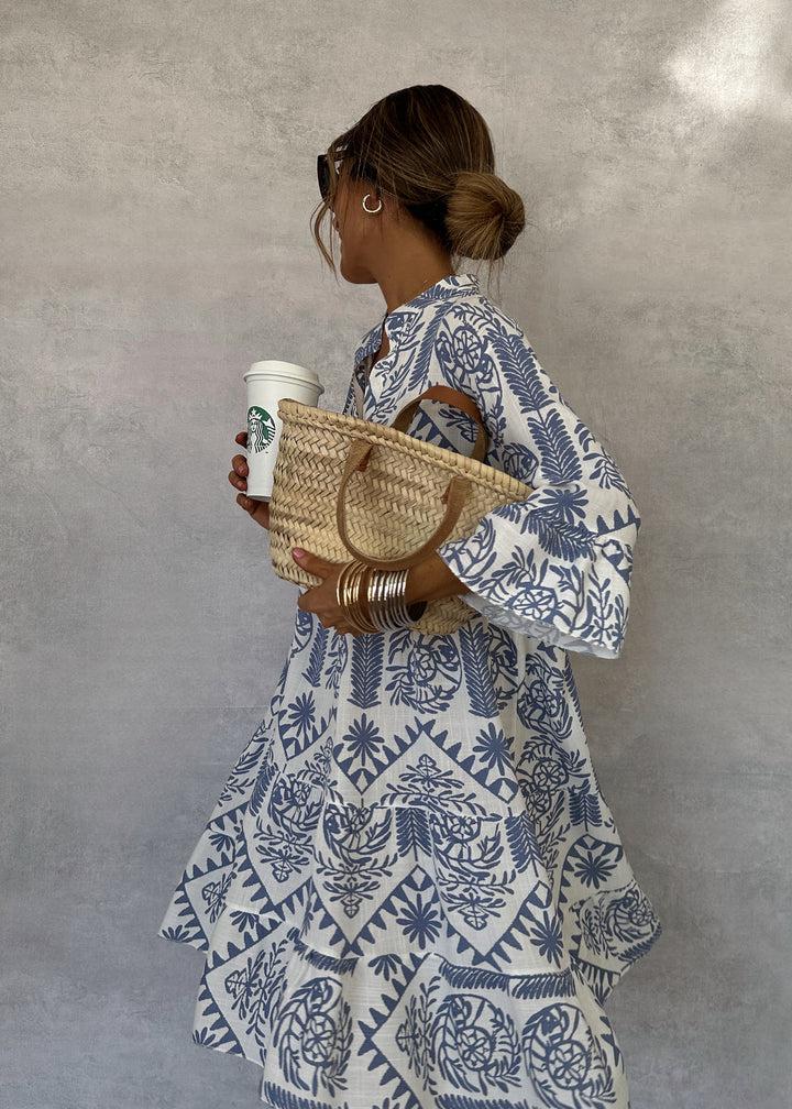 IDALINA FASHIONABLE PRINT DRESS