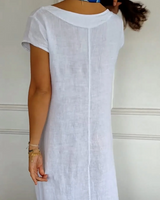 Justina - Women's Cotton Dress - Summery and with Practical Pockets