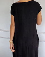 Justina - Women's Cotton Dress - Summery and with Practical Pockets