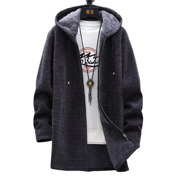 Levi - Men's Hooded Fleece-Lined Jacket