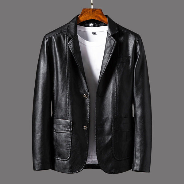 Lorenzo Vitali Leather Moto Jacket