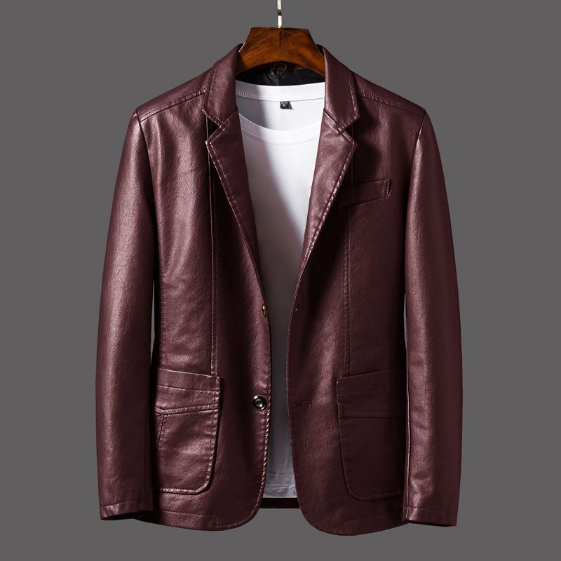 Lorenzo Vitali Leather Moto Jacket