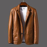 Lorenzo Vitali Leather Moto Jacket