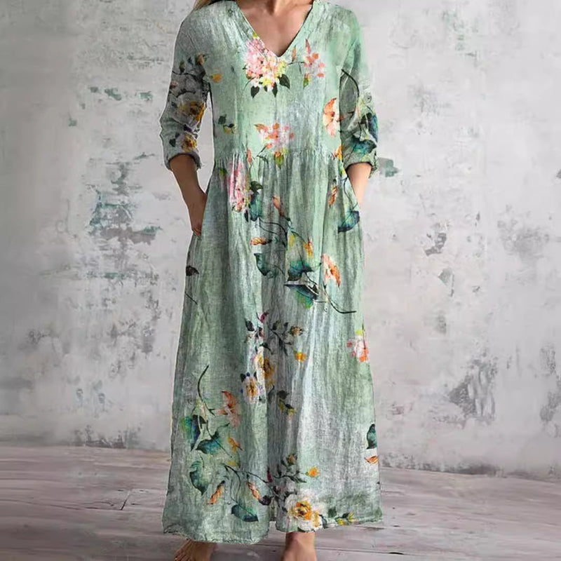 Rose™ – Floral Print Dress for Elegant Ease