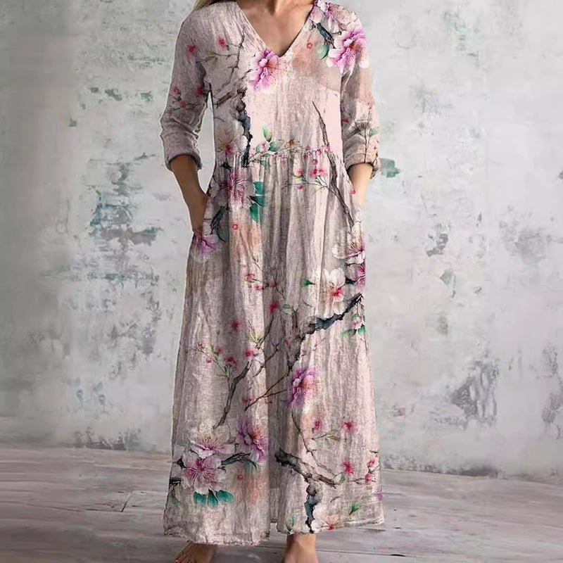 Rose™ – Floral Print Dress for Elegant Ease