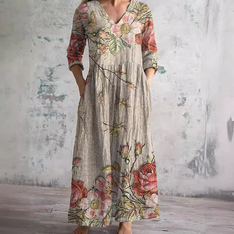 Rose™ – Floral Print Dress for Elegant Ease