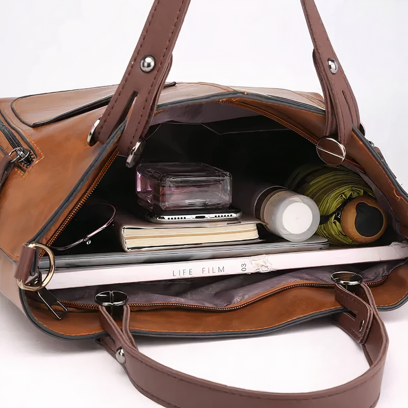 Rosy | Stylish Leather Handbag