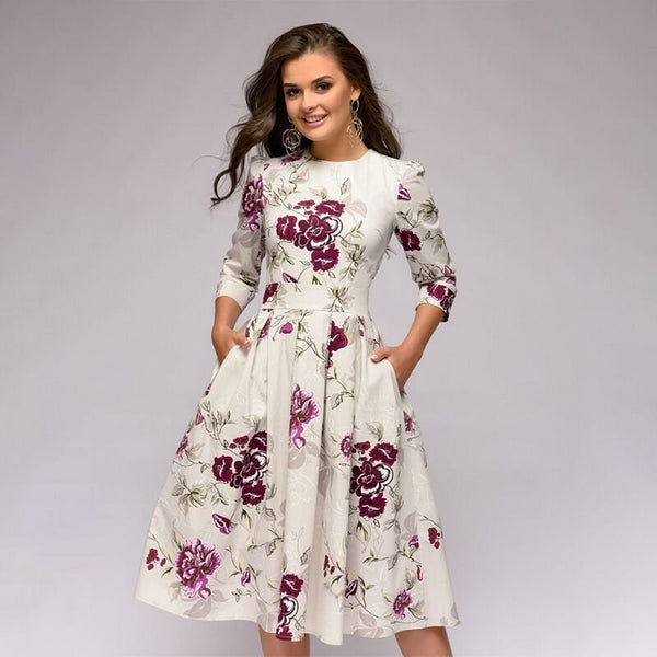 SIBYLLE I FLORAL DRESS