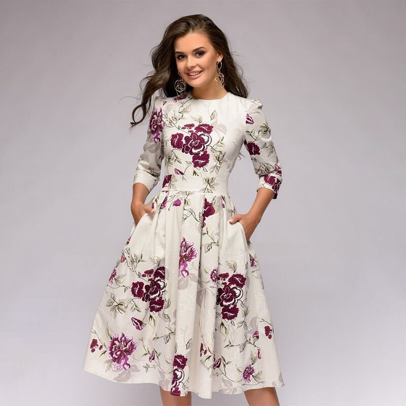 SIBYLLE I FLORAL DRESS