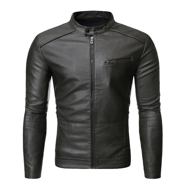 Anders™ Flex – Casual leather jacket in multiple colors