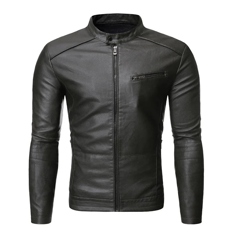 Anders™ Flex – Casual leather jacket in multiple colors