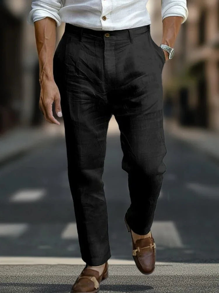 ITALIAN CHIC LINEN PANTS