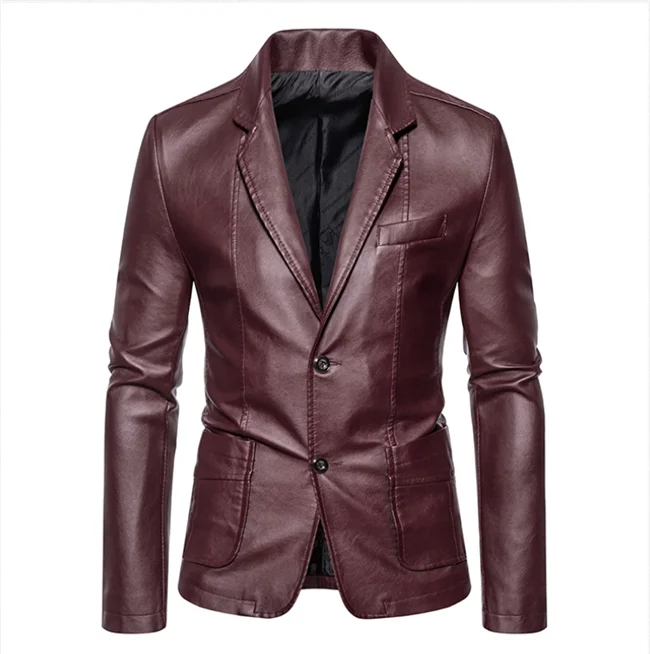 Rasmus™ Urban – Slim-Fit Blazer made of Faux Leather (multiple colors)