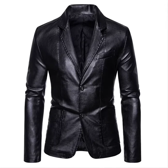 Rasmus™ Urban – Slim-Fit Blazer made of Faux Leather (multiple colors)