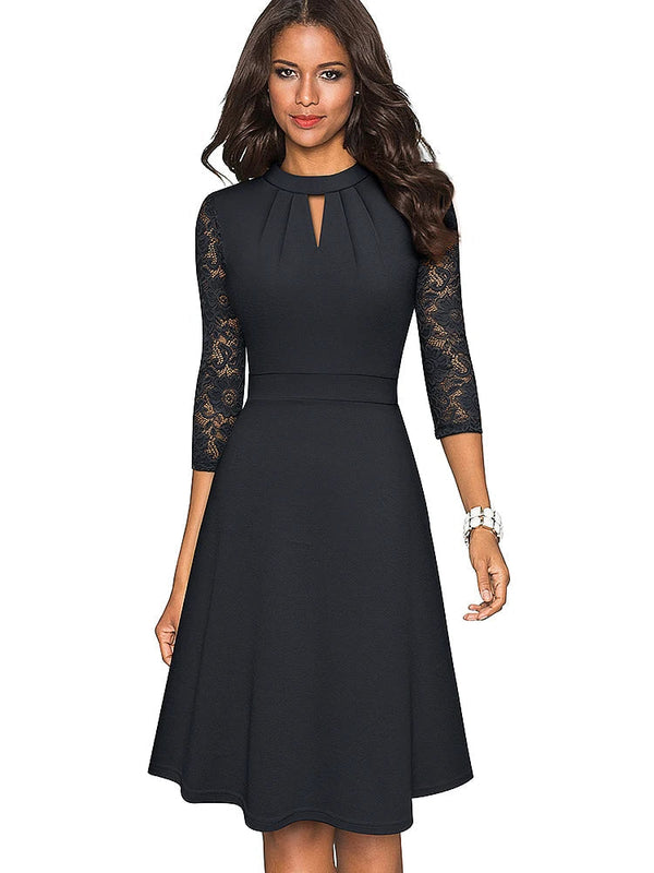 ELKE I ELEGANT LACE DRESS