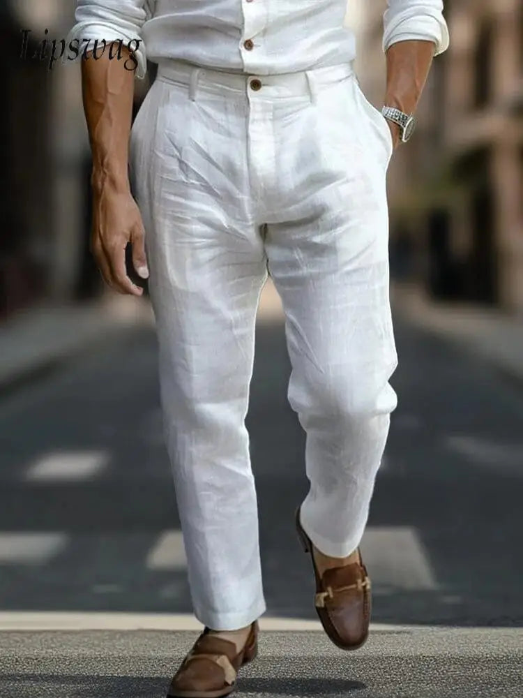ITALIAN CHIC LINEN PANTS