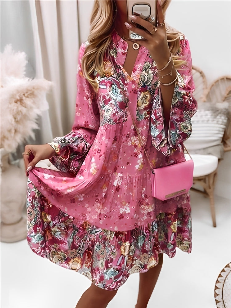 ANTONIA I STYLISH FLOWERED DRESS