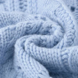 Hearthmere Hollow-Twist Wool Roll Neck