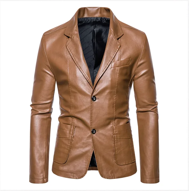 Rasmus™ Urban – Slim-Fit Blazer made of Faux Leather (multiple colors)
