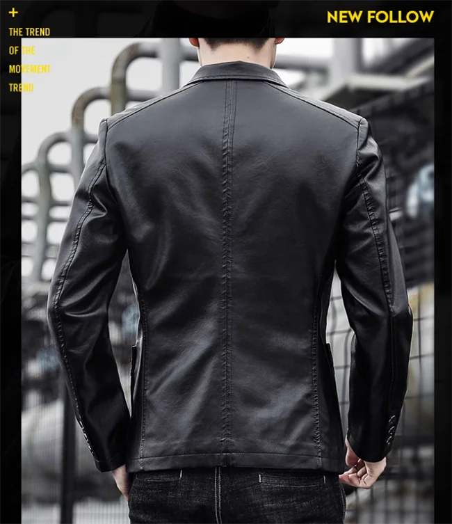 Rasmus™ Urban – Slim-Fit Blazer made of Faux Leather (multiple colors)