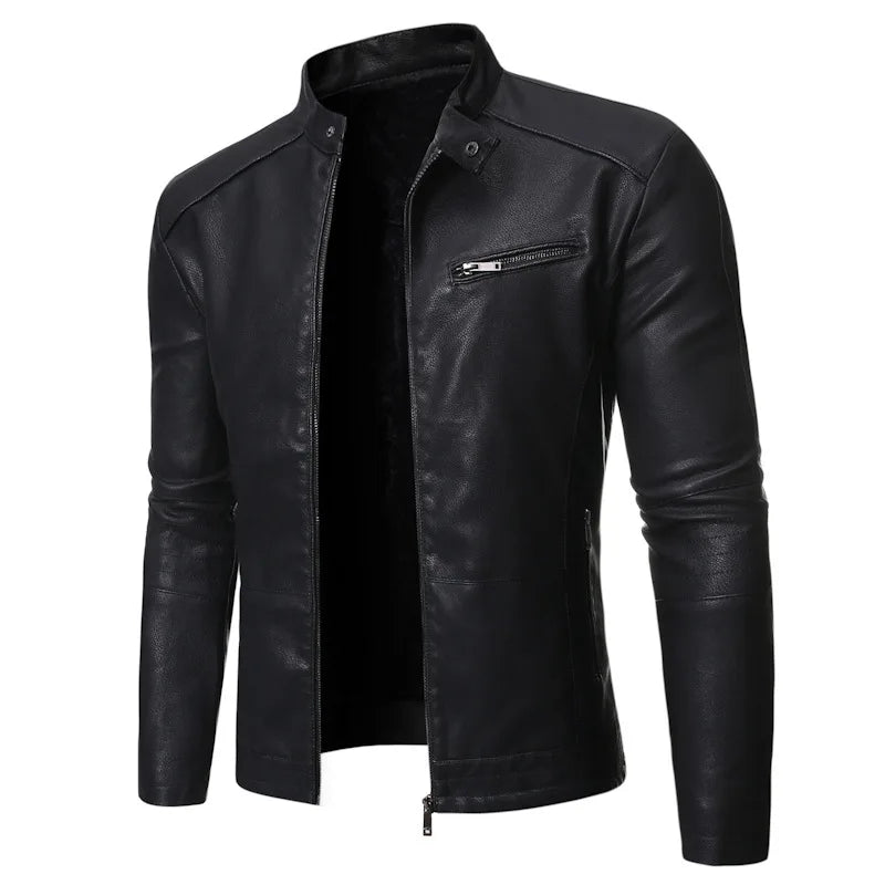 Anders™ Flex – Casual leather jacket in multiple colors