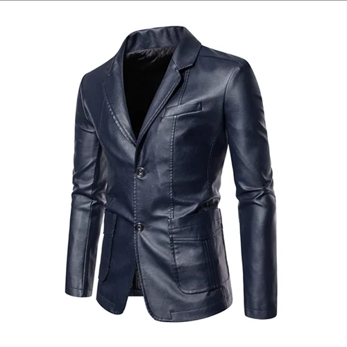 Rasmus™ Urban – Slim-Fit Blazer made of Faux Leather (multiple colors)
