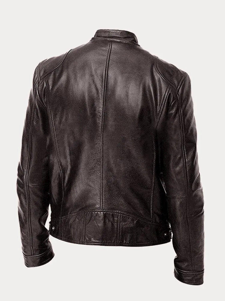 Lucas - Classic Leather Jacket