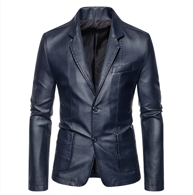 Rasmus™ Urban – Slim-Fit Blazer made of Faux Leather (multiple colors)