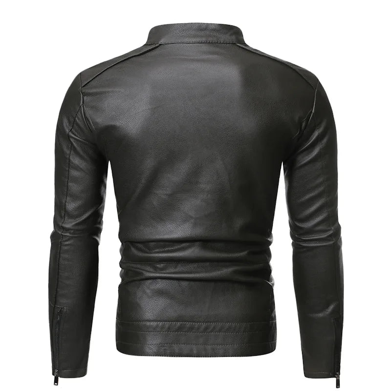 Anders™ Flex – Casual leather jacket in multiple colors