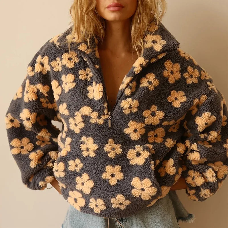October Daisy Fleece Jacket
