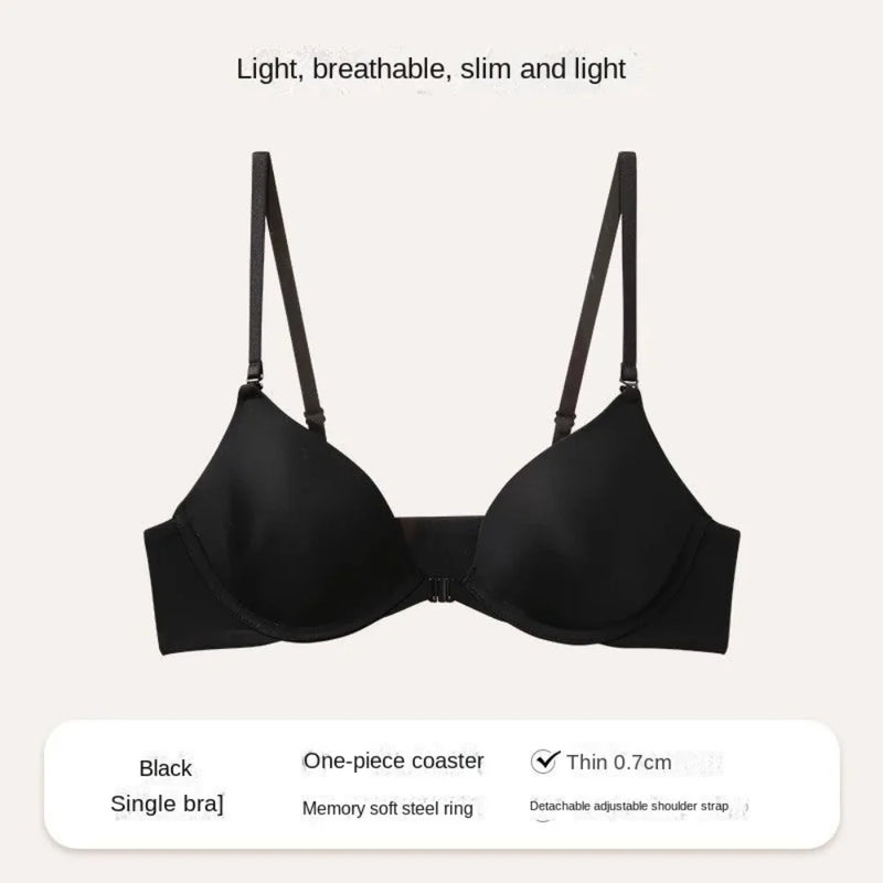 CLARA – Seamless Push-Up Bra with Front Closure