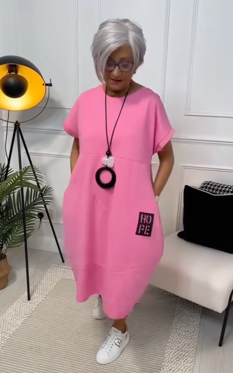 Roberta | Summer Dress with Round Neckline