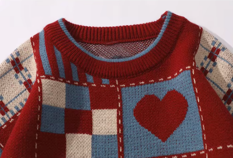 Hearth Patchwork Loom Wool Sweater