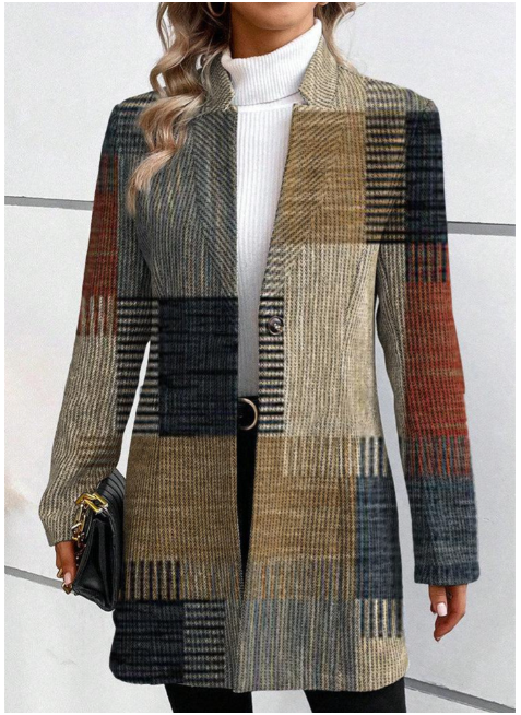 Jill | Elegant Patterned Blazer