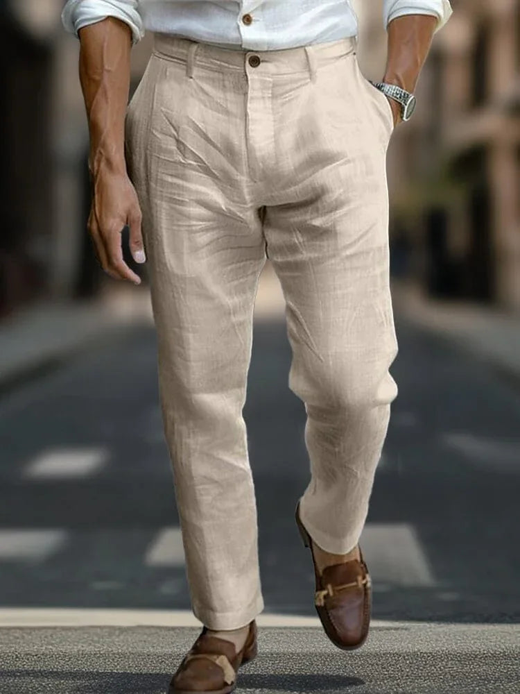 ITALIAN CHIC LINEN PANTS