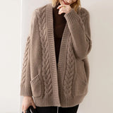 Sandra Eve Cable Knit Cardigan