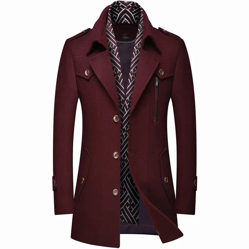 Carter - Men's Tailored Overcoat
