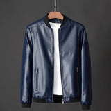 Emil™ Classic – Minimalistic Leather Jacket with Smooth Finish