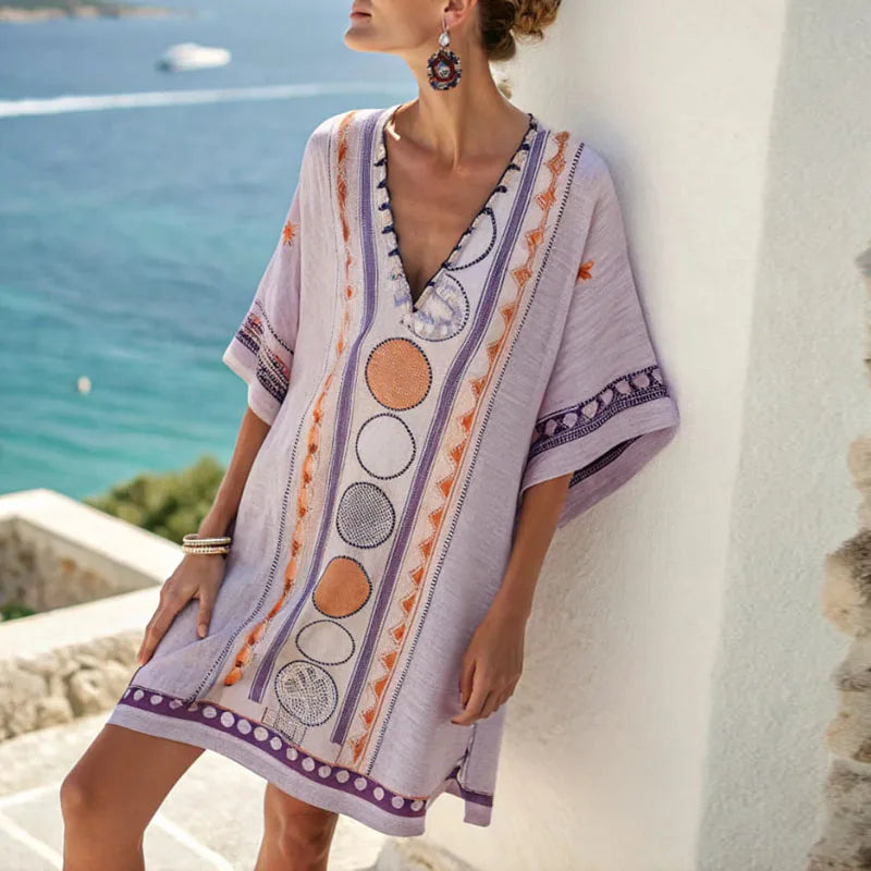 Esmee - Elegant & Comfortable Beach Dress for Effortless Summer Style
