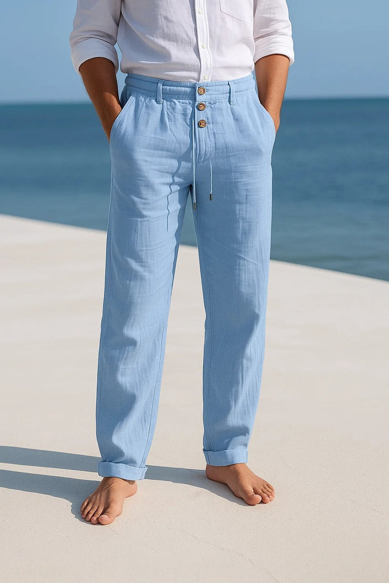 LIGHT SUMMER PANTS MADE OF LINEN
