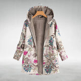 Sofia™ | Stylish Floral Fleece Jacket