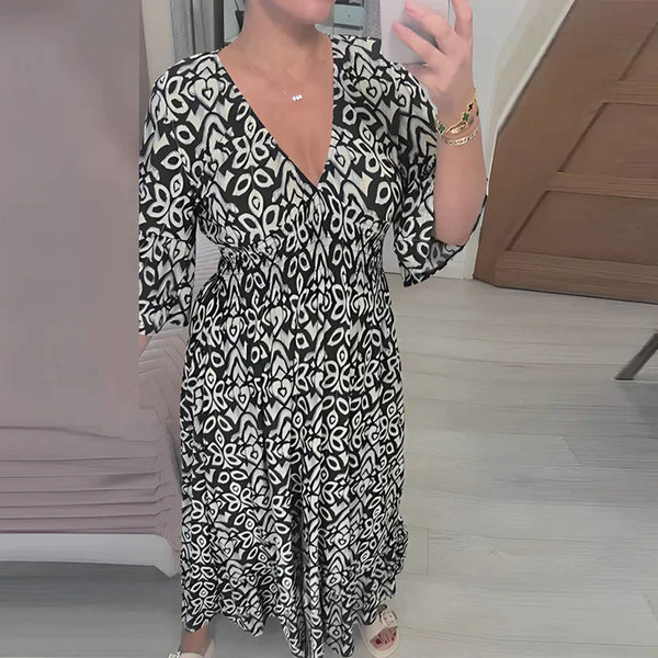 Frieda | Airy Summer Dress with V-Neck