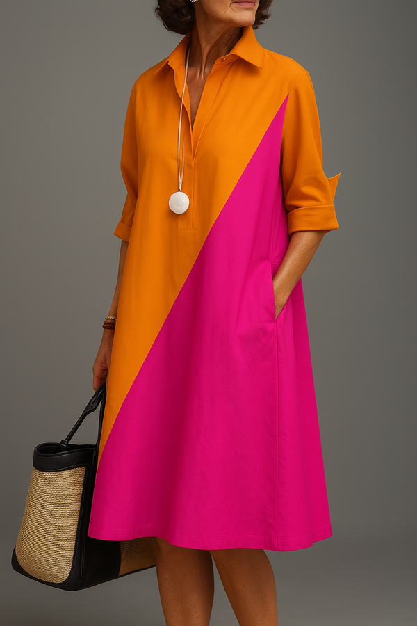 Helene - Elegant Midi Dress for Effortless Elegance