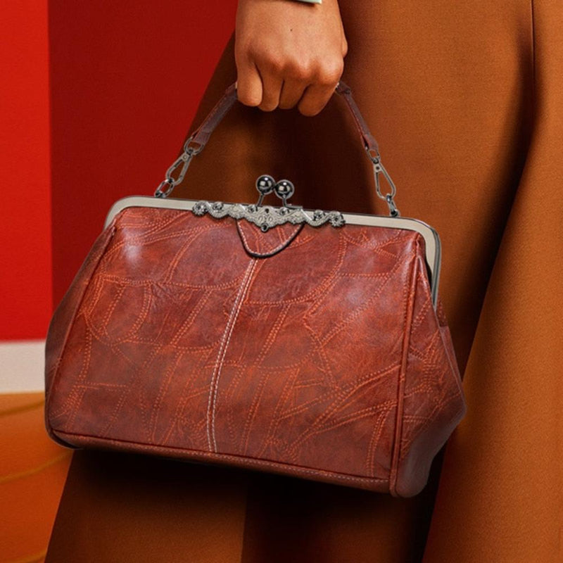 Mila | Timeless Vintage Bag with Elegant Toggle Closure