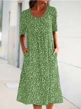 FENRIKE I RETRO-FLOWER DRESS