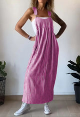 MARIELE I STRIPED MAXI DRESS