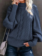 Lory | Casual Long Sleeve Knitted Sweater