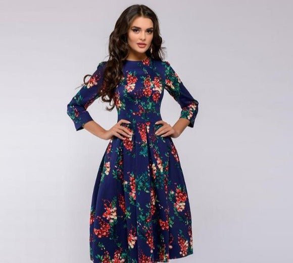 SIBYLLE I FLORAL DRESS